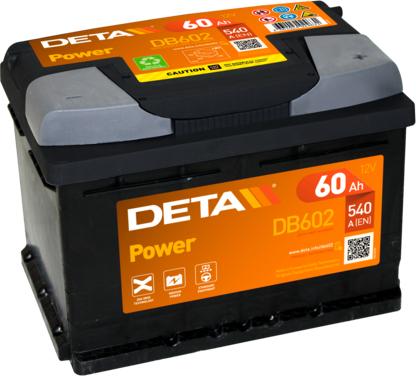 DETA DB602 - Стартерная аккумуляторная батарея, АКБ www.avaruosad.ee