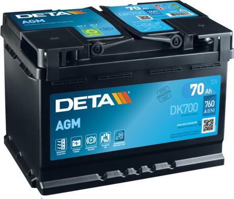 DETA DK700 - Starter Battery www.avaruosad.ee