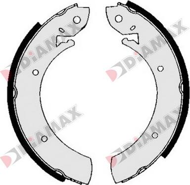 Diamax N01070 - Brake Set, drum brakes www.avaruosad.ee