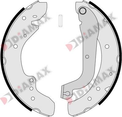 Diamax N01120 - Brake Set, drum brakes www.avaruosad.ee