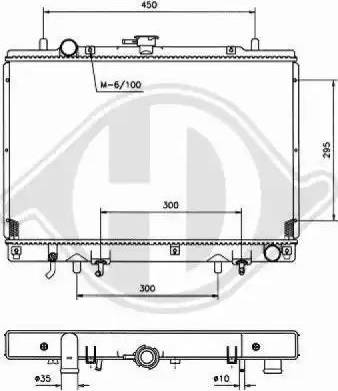 Diederichs 8584186 - Radiaator,mootorijahutus www.avaruosad.ee