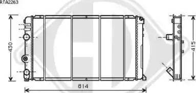 Diederichs 8188506 - Radiaator,mootorijahutus www.avaruosad.ee