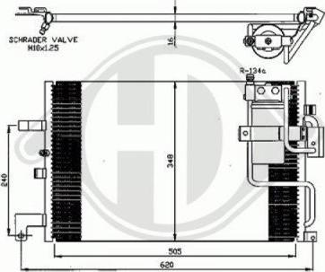 Diederichs 8751300 - Kondensaator,kliimaseade www.avaruosad.ee