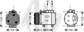Diederichs DCK1239 - Kompressor,kliimaseade www.avaruosad.ee