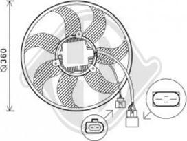 Diederichs DCL1230 - Ventilaator,mootorijahutus www.avaruosad.ee