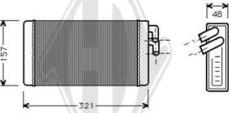 Diederichs DCM1017 - Heat Exchanger, interior heating www.avaruosad.ee
