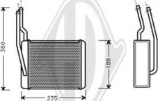 Diederichs DCM1100 - Heat Exchanger, interior heating www.avaruosad.ee