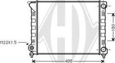 Diederichs DCM3388 - Radiaator,mootorijahutus www.avaruosad.ee