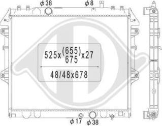 Diederichs DCM3296 - Radiaator,mootorijahutus www.avaruosad.ee