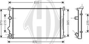 Diederichs DCM2901 - Radiaator,mootorijahutus www.avaruosad.ee