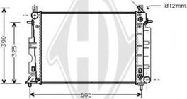 Diederichs DCM2983 - Radiaator,mootorijahutus www.avaruosad.ee