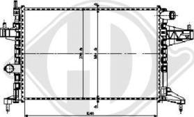 Diederichs DCM2643 - Radiaator,mootorijahutus www.avaruosad.ee