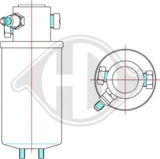 Diederichs DCT1239 - Filtre déshydratant, climatisation www.avaruosad.ee