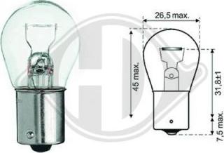 Diederichs LID10046 - Bulb, indicator www.avaruosad.ee