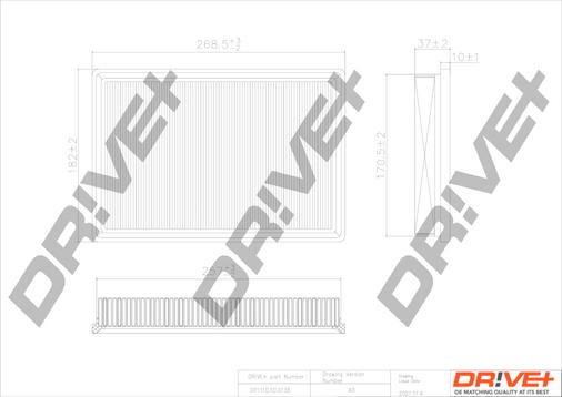 Dr!ve+ DP1110.10.0135 - Air Filter www.avaruosad.ee