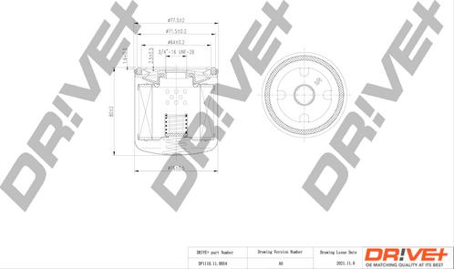 Dr!ve+ DP1110.11.0054 - Eļļas filtrs www.avaruosad.ee