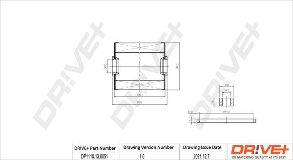 Dr!ve+ DP1110.13.0051 - Fuel filter www.avaruosad.ee