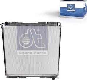 DT Spare Parts 1.11450 - Радиатор, охлаждение двигателя www.avaruosad.ee