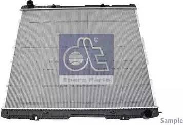DT Spare Parts 7.21000 - Радиатор, охлаждение двигателя www.avaruosad.ee