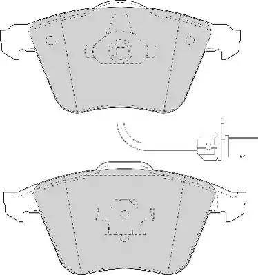 KRAFT AUTOMOTIVE 6000078 - Kit de plaquettes de frein, frein à disque www.avaruosad.ee