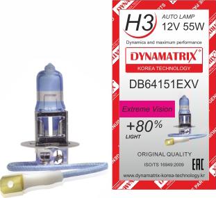 Dynamatrix DB64151EXV - Bulb, headlight www.avaruosad.ee