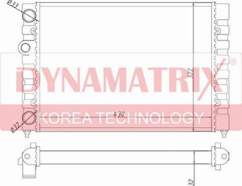 Dynamatrix DR651851 - Radiators, Motora dzesēšanas sistēma www.avaruosad.ee