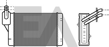 EACLIMA 45C77004 - Теплообменник, отопление салона www.avaruosad.ee