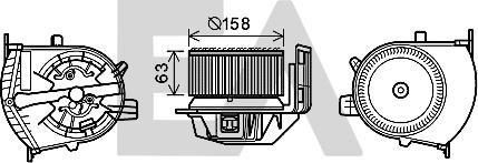 EACLIMA 42A60015 - Electric Motor, interior blower www.avaruosad.ee
