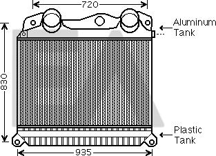 EACLIMA 36A47014 - Kompressoriõhu radiaator www.avaruosad.ee