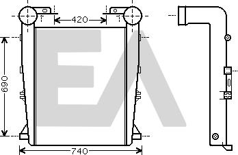 EACLIMA 36A59014 - Kompressoriõhu radiaator www.avaruosad.ee