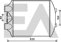 EACLIMA 36A67001 - Kompressoriõhu radiaator www.avaruosad.ee