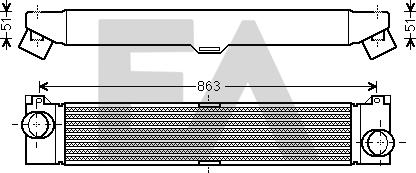 EACLIMA 36A25026 - Kompressoriõhu radiaator www.avaruosad.ee