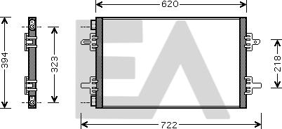 EACLIMA 30C60036 - Kondensators, Gaisa kond. sistēma www.avaruosad.ee