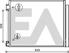 EACLIMA 30C18052 - Kondensaator,kliimaseade www.avaruosad.ee