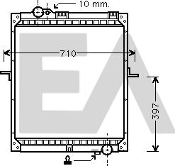 EACLIMA 31R45040 - Radiaator,mootorijahutus www.avaruosad.ee