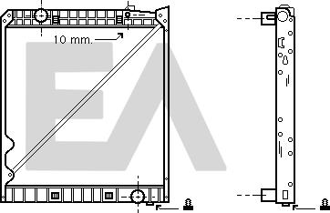 EACLIMA 31R45027 - Radiaator,mootorijahutus www.avaruosad.ee