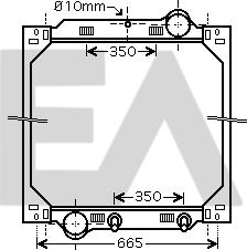 EACLIMA 31R45073 - Radiaator,mootorijahutus www.avaruosad.ee