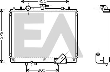 EACLIMA 31R51133 - Радиатор, охлаждение двигателя www.avaruosad.ee