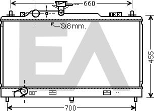 EACLIMA 31R52099 - Radiaator,mootorijahutus www.avaruosad.ee