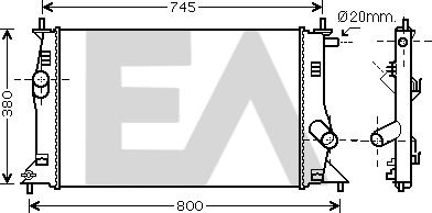 EACLIMA 31R52081 - Радиатор, охлаждение двигателя www.avaruosad.ee