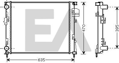 EACLIMA 31R60069 - Radiaator,mootorijahutus www.avaruosad.ee