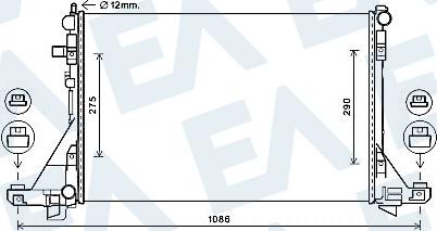 EACLIMA 31R60165 - Radiaator,mootorijahutus www.avaruosad.ee