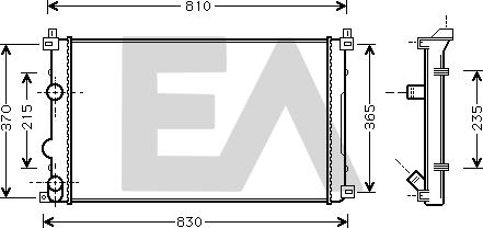 EACLIMA 31R60139 - Radiators, Motora dzesēšanas sistēma www.avaruosad.ee