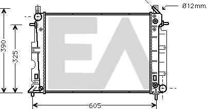 EACLIMA 31R62013 - Radiaator,mootorijahutus www.avaruosad.ee