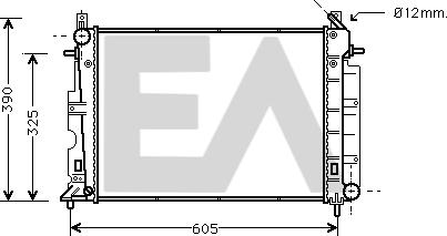 EACLIMA 31R62012 - Radiators, Motora dzesēšanas sistēma www.avaruosad.ee