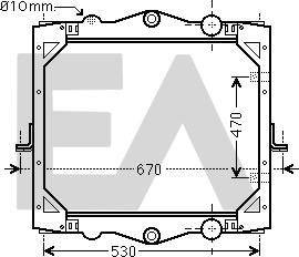 EACLIMA 31R16021 - Radiators, Motora dzesēšanas sistēma www.avaruosad.ee
