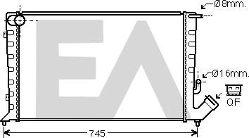 EACLIMA 31R10039 - Radiaator,mootorijahutus www.avaruosad.ee