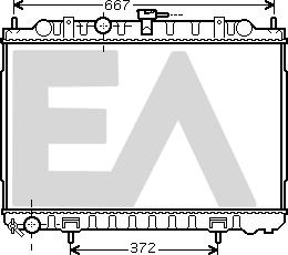 EACLIMA 31R18094 - Radiator, engine cooling www.avaruosad.ee