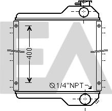 EACLIMA 31R13003 - Radiators, Motora dzesēšanas sistēma www.avaruosad.ee