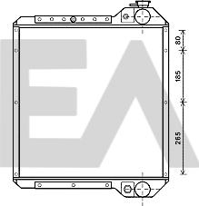 EACLIMA 31R13013 - Radiators, Motora dzesēšanas sistēma www.avaruosad.ee